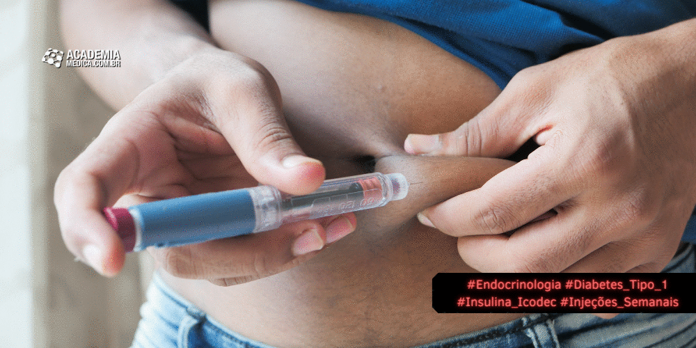 Diabetes tipo 1 e o potencial das injeções semanais de insulina Icodec