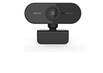 Blusea Full HD 1080P Webcam, mini câmera de computador USB