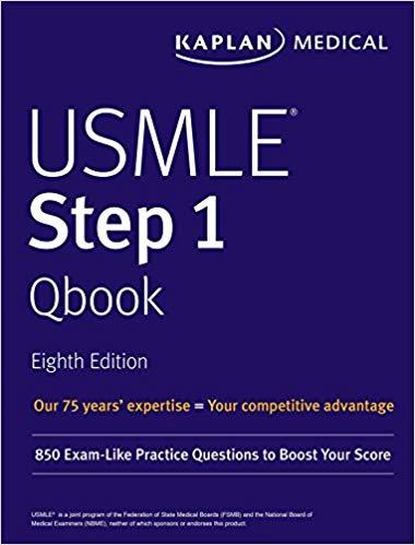 USMLE Step 1 Qbook: 850 Exam-Like Practice Questions
